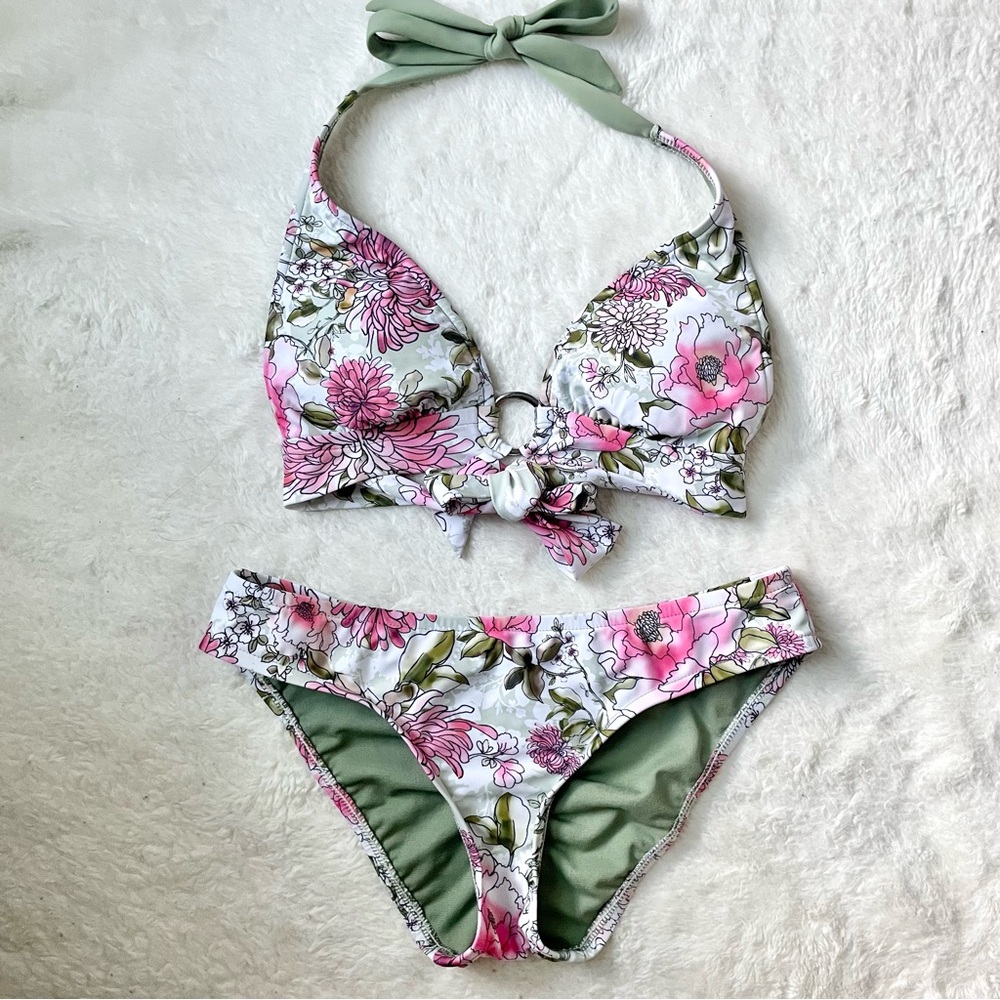 Mossimo Floral Print Bikini Set